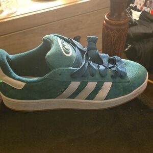 Green and white adidas. Sneakers